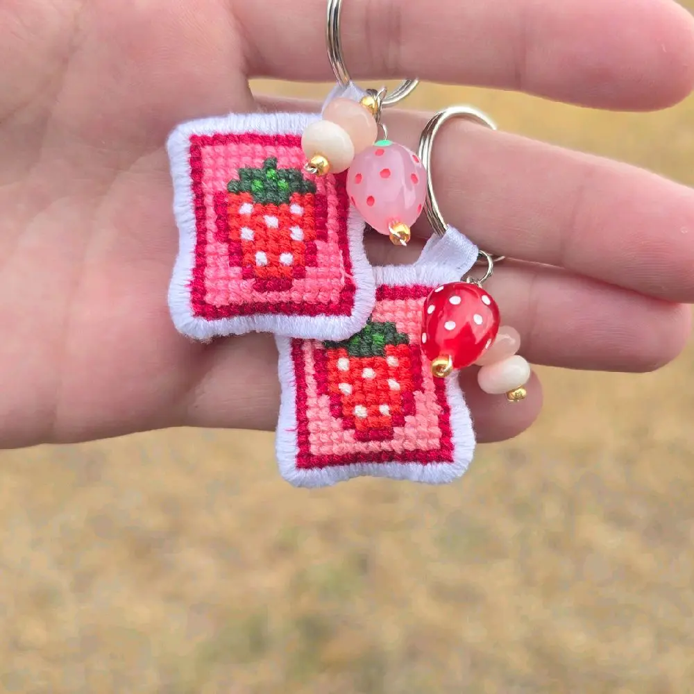Strawberry Keychain