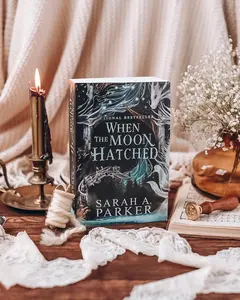 When the Moon Hatched: A Fast-Paced Romantasy with Undeniable Chemistry in a Stunning Immersive World (The Moonfall Series, 1) Paperback – May 7, 2024