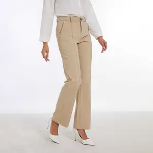 KICZOY Women's Dress Pants Stretchy Casual Work Pants Straight Leg Slacks Going Outfits