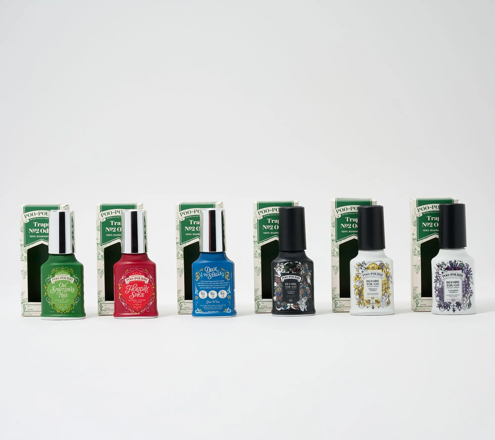 Poo-Pourri Set of 6 2oz. w-Gift Boxes