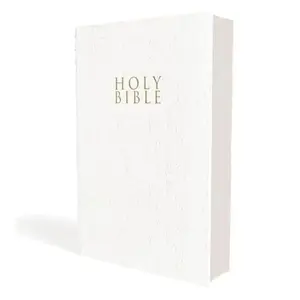 NIV, Gift and Award Bible, Leather-Look, White, Red Letter, Comfort Print