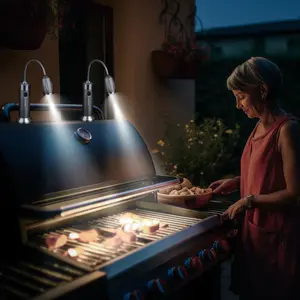Magnetic Ultra-Bright Barbecue Grill Light with LED Lights - 1 Pair