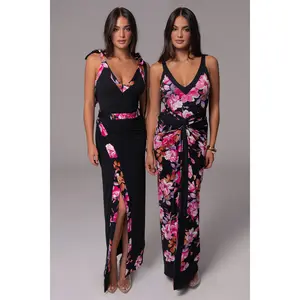 Black Floral Kamie Reversible Skirt Set