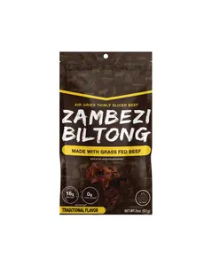 Biltong - Thin Sliced Air Dried Beef - Zambezi Biltong's Traditional Flavor