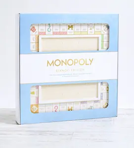 WS Game Company Monopoly Bianco Edition Board Game for 2 to 6 Players, Ages 8+
