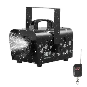 VEVOR Snow Machine, 800W Handheld/Hanging Snow Maker, Portable Wireless Remote Snowmaking machine with 1L Tank Handle, Outdoor Indoor Snowflake Maker for Christmas Party Stage Effect