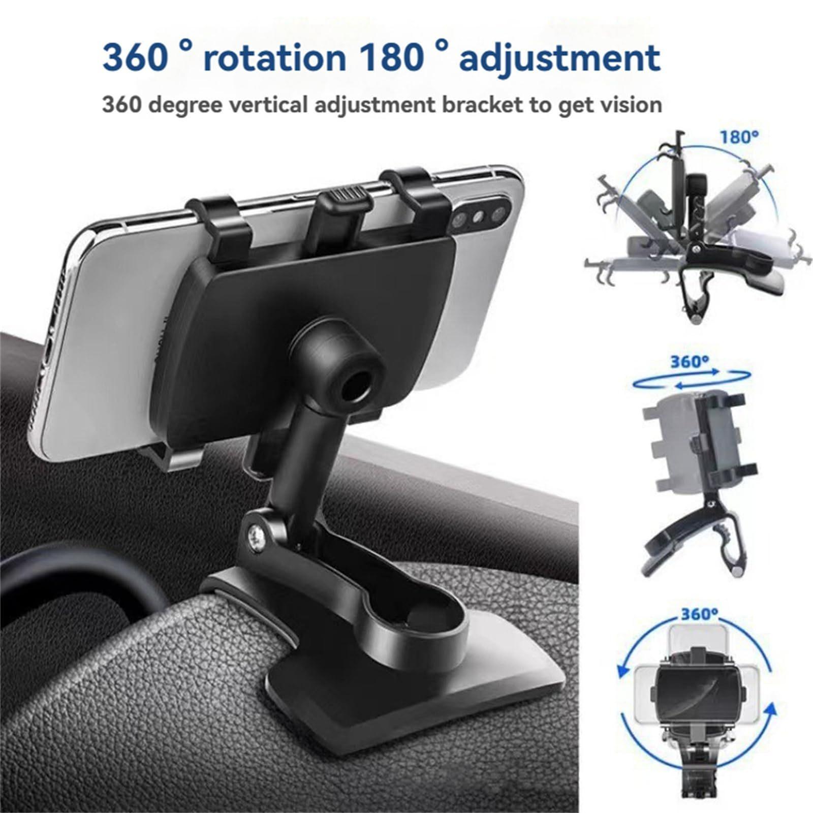 Detachable Car Steering Wheel Tray and Independent Phone Holder Set Foldable Multifunctional Car Desk Portable In Car Food Table Phone Stand Combo Ideal for Daily Commute Laptop Work Dining and Road Trip Travel Use