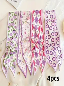 Women's Hairband Scarf Set, Elegant Bow Tie Bag Strap Decorative Necktie Hair Band, Versatile Fashion Accessory for All Occasions, Fashionable Hair Accessories