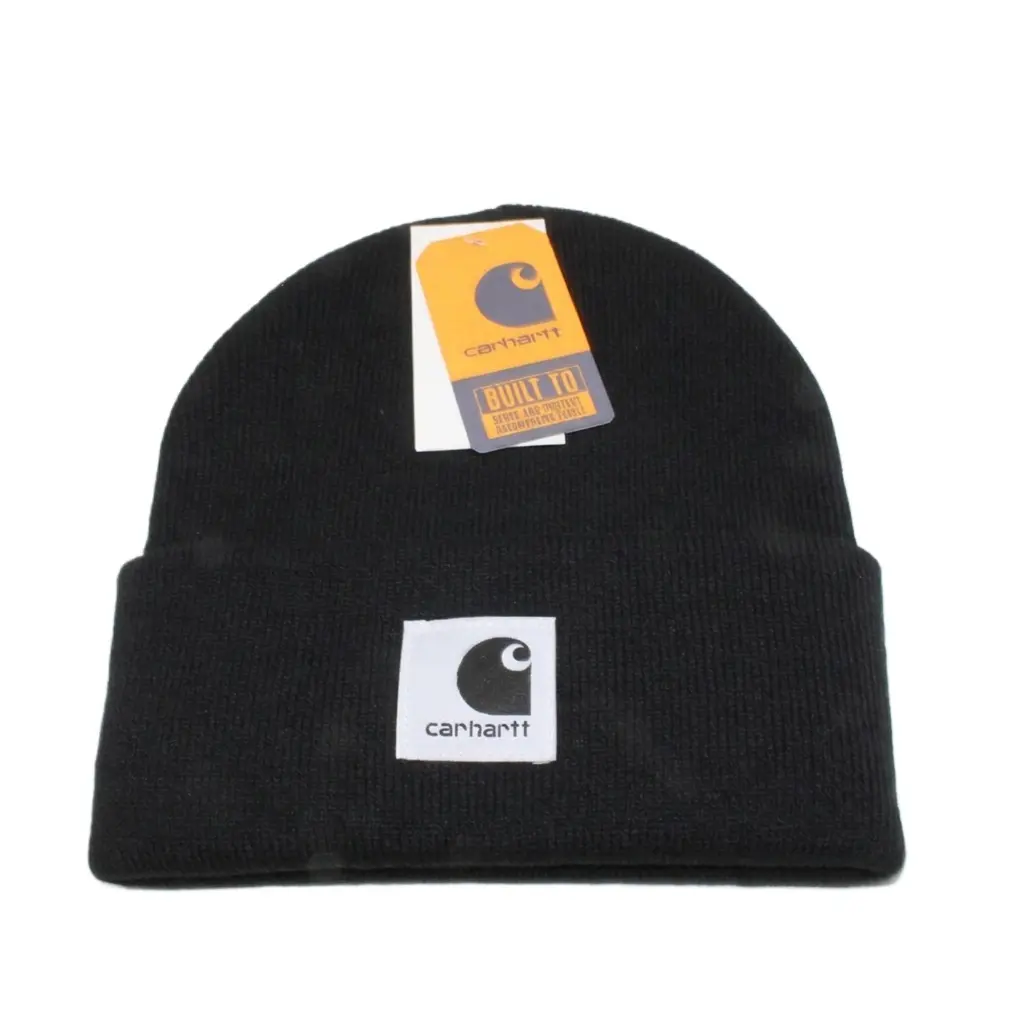 Solid Color Double‑Layer Cuffed Knit Beanie, Warm Winter Hat Unisex Skate Hip‑Hop Ski Outdoor Cold Cap for Men & Women