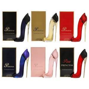 Bundle of 6 Princess Fragrances -  Princess Blue, Princess Red & Black, Princess Red, Princess Black, Princess Gold and Princess Pink Spray Perfume Eau de Parfum for Women 85ml/2.9fl.oz. - Women's Fragrance