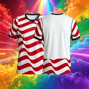 2026 United States National Home And Away Red White Black 10# Pulisic Short Sleeve Soccer Jersey Fans Version