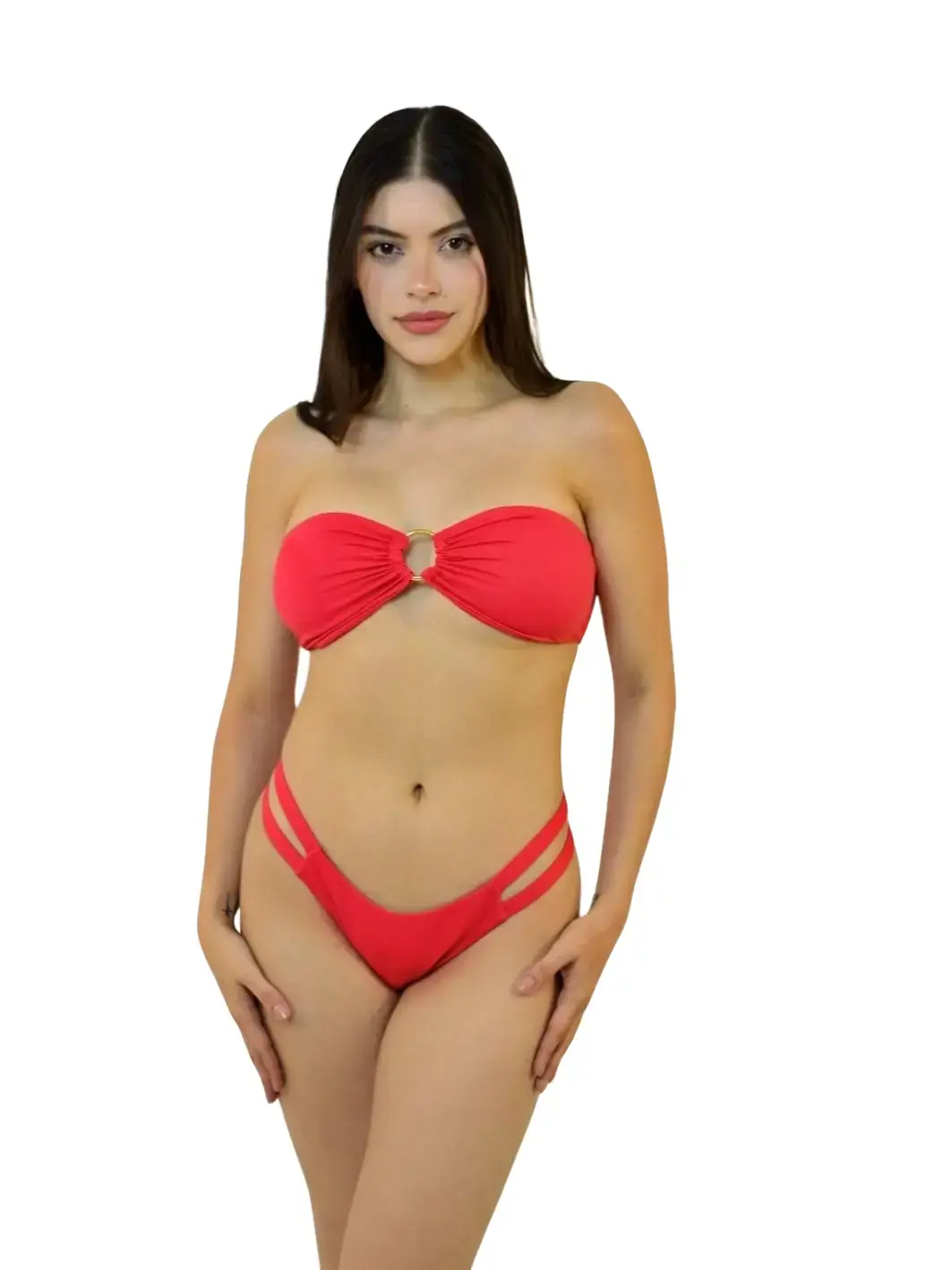 OMA EM Eco Guarana Swimwear Bikini Top, Sustainable Biodegradable Nylon Fabric, UV Protection and OEKO-TEX