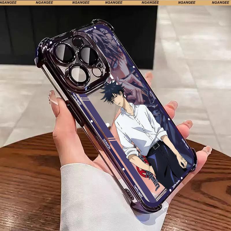 JJK Anime-Style Case for Samsung AND iPhone fit Galaxy S22 S23 S24 S25 S24ULTRA and iPhone 17 17AIR 17 PRO MAX 11 12 13 14 15 16 PLUS ZSHZ1-8