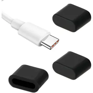 20 Pcs Silicone USB C Type C Male Port Anti Dust Plug Charging Port Cover Protectors for Any Type C Charging Male Port