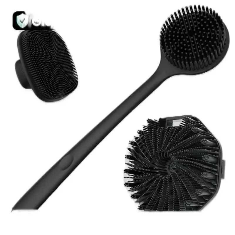 Portable Silicone Bath Brush Set