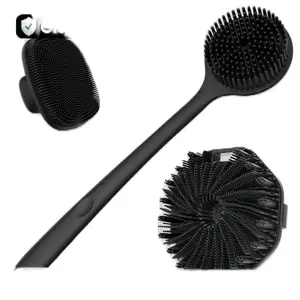 Portable Silicone Bath Brush Set