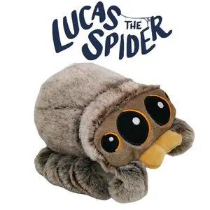 Stuffed Soft Animals Plushies Spider Toy Black Little Lucas Simulated Pillow Doll Anime Game Room Pillow Decora Kid Gift