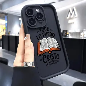 Spanish Bible Verses-Themed Phone Case, High Quality Protective Phone Case, Suitable for iPhone 17/16/15/14/13/12/11 Pro, Plus, Pro Max, Mini, X, XS,XSMAX, XR and Other Series, Shockproof, Lightweight, TPU Material.