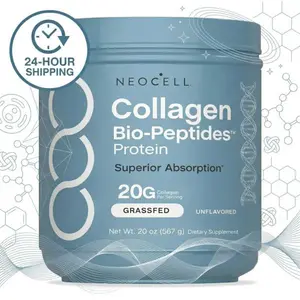 GePremium Grassfed Collagen Peptides Supplement | NeoCell Collagen Superior Absorption Unflavored Protein | 20g Per Serving | 24-Hour Shipping