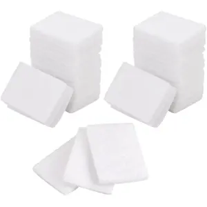 50-Pack Unscented Aroma Pads – Microfiber Refill Pads for Plug-in Diffusers, Scent Balls & Home Aromatherapy, 1.1x0.8"