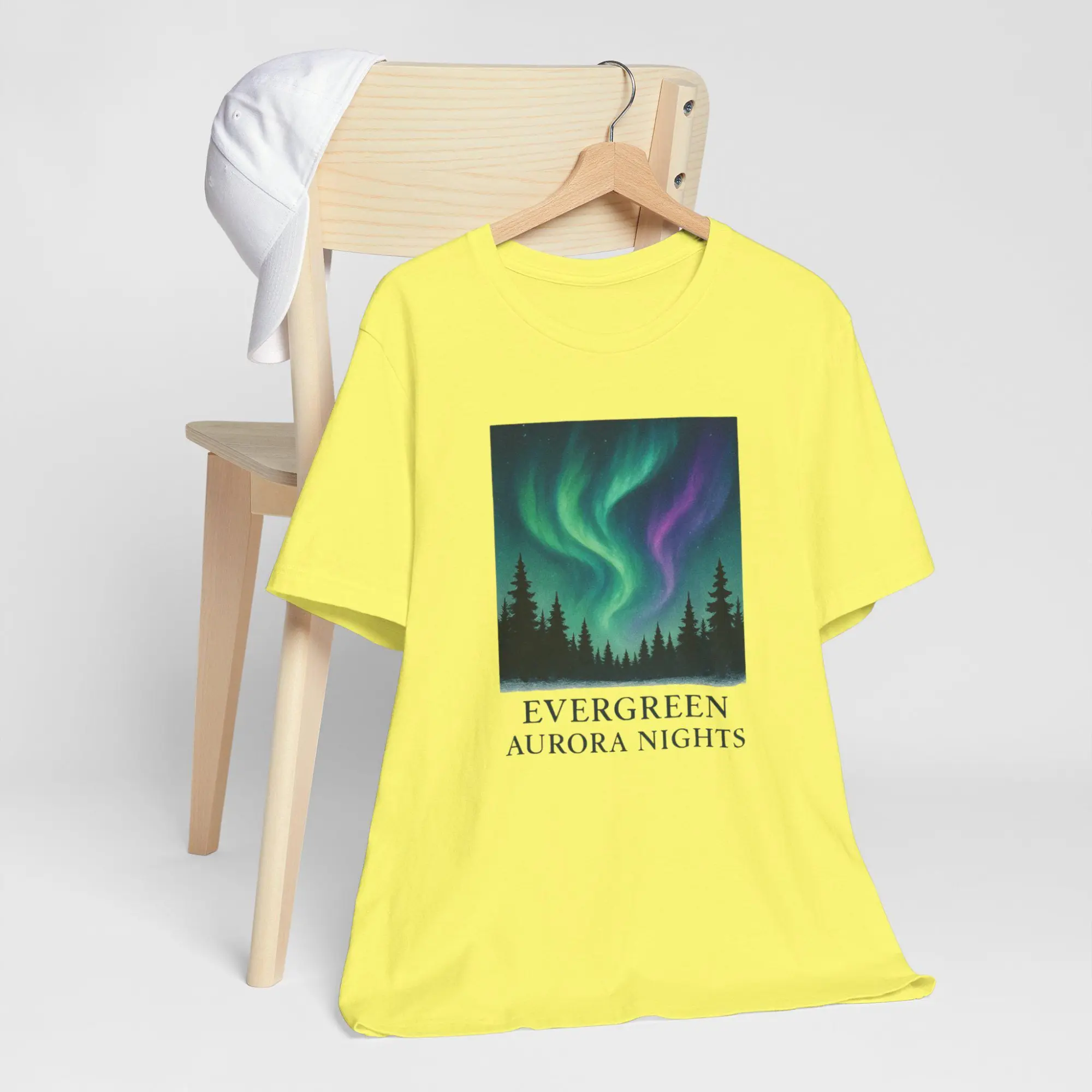 Aurora Borealis Graphic Tee: Unisex Northern Lights T-Shirt