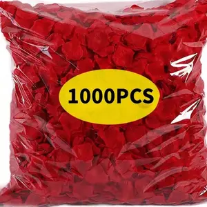 1000pcs Simulated Rose Petals - Non-Woven Fabric - Stacked Petals - Scattered Flowers - Best Gifts