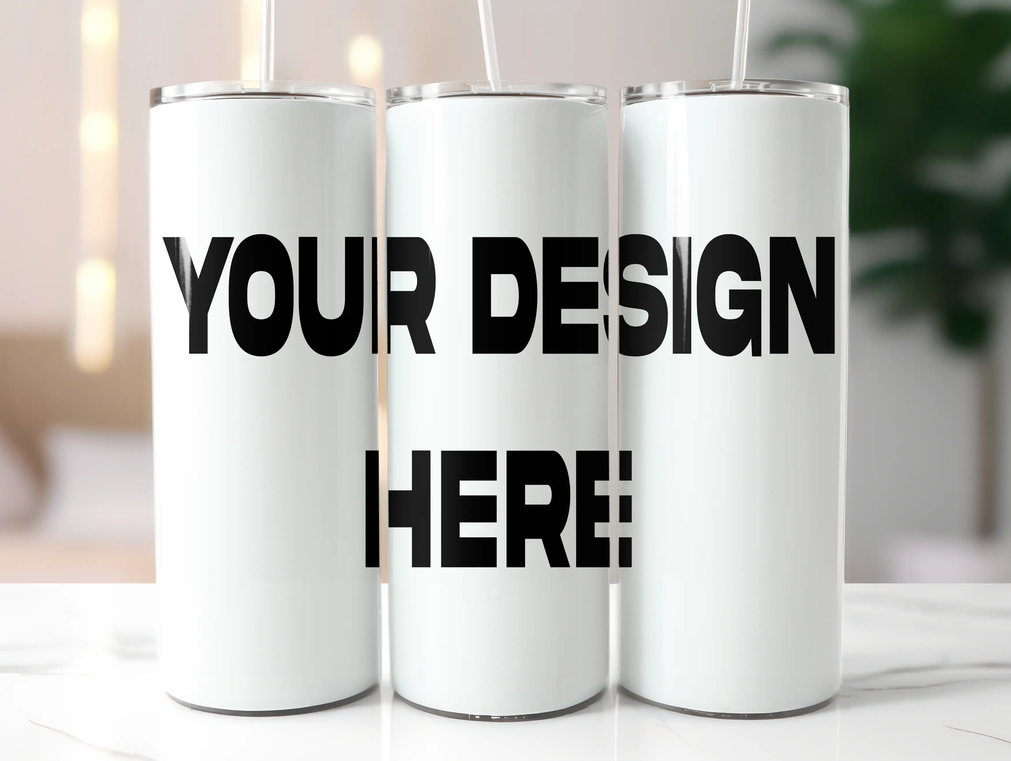 20oz Custom Skinny Tumbler – Personalized Insulated Cup for Drinks