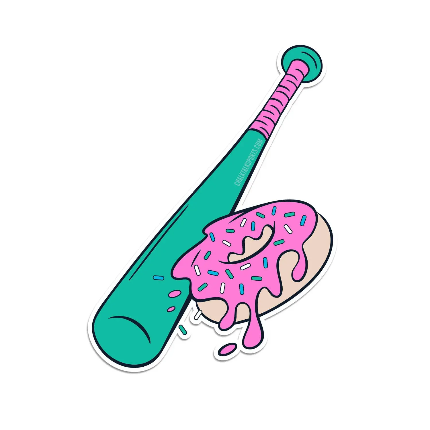 Baseball Sticker - Donut Baseball