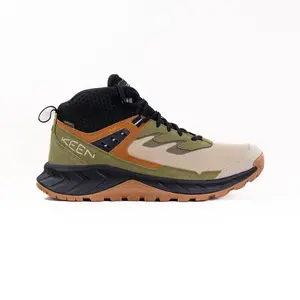 KEEN Hightrail Mid Waterproof Hiking Boot (Men's) - Safari/Black