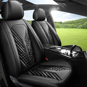 Car Seat Covers,Full Set 2/5 Seats Custom Fit for Ford Chevrolet Equinox 2007-2025,Faux Leather Car Seat Cover Seat Cushion Protector,Airbag Compatible Waterproof, Car Seat Protectors