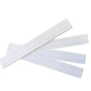 Ruled Sentence Strips, Thick Paper - 80lb Cardstock, White, Pack of 100 - Ideal for Classrooms, Offices, or Homes - Proudly Made In The USA (100)