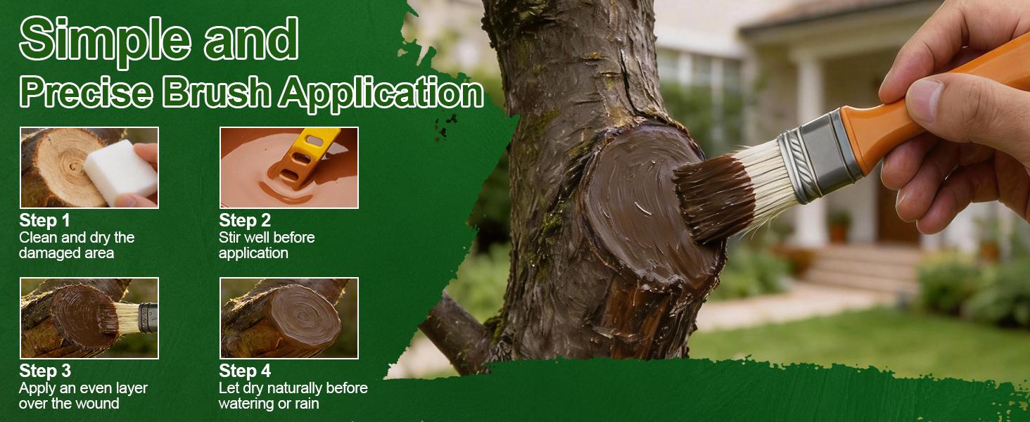Tree Wound Sealer (17.6 OZ) - Complete Grafting Kit with Grafting Wax, Tree Trunk Paint & Pro Tree Pruning Sealer