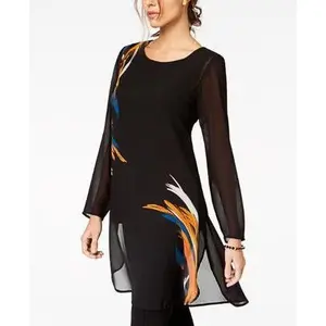 ALFANI-EDI BL PRT TUNIC