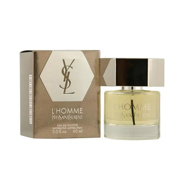Yves Saint Laurent L'Homme EDT Spray, an Elegant Perfume for Men, Exquisite Woody Floral Musk Fragrance, 2 oz, Exquisite Fragrances, Edt Edp Spray, Aroma Perfume