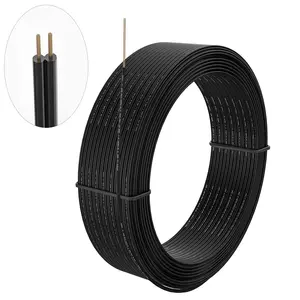 TUOFENG 18 awg Electrical Wires 2-Conductor Low Voltage Landscape Wire 100 Feet Outdoor Lighting Cable 18/2 Gauge Landscape Lighting Wire
