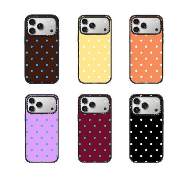 Casetify Polka Dot Case Iphone 10-17 Case Shockproof Slim Phone Cover Gift Idea, Phone case