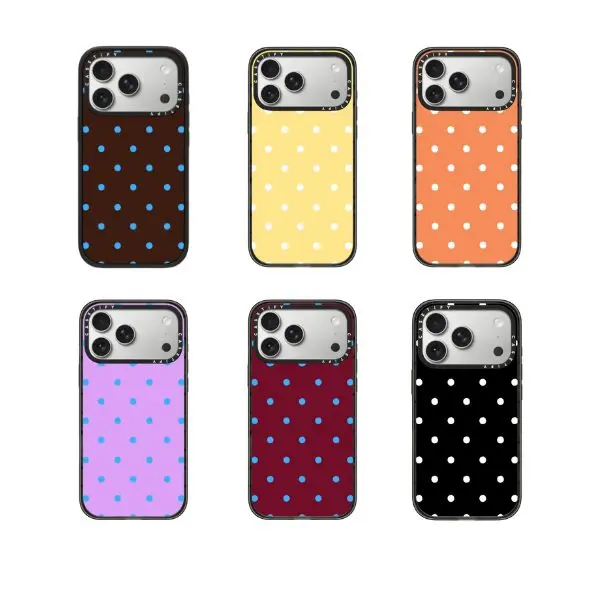 Casetify Polka Dot Case Iphone 10-17 Case Shockproof Slim Phone Cover Gift Idea, Phone case