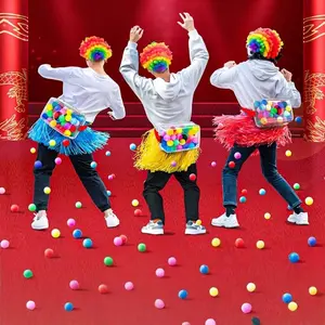 Party Game Set with 30 Colorful Balls, Perfect for Birthdays & Outdoor Celebrations, School Events & Team Building Activities, Party Event Props