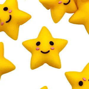 Super Star 3D Silicone Focal Beads - Star Shape DIY for Beaded Pens Crafting Supplies for School