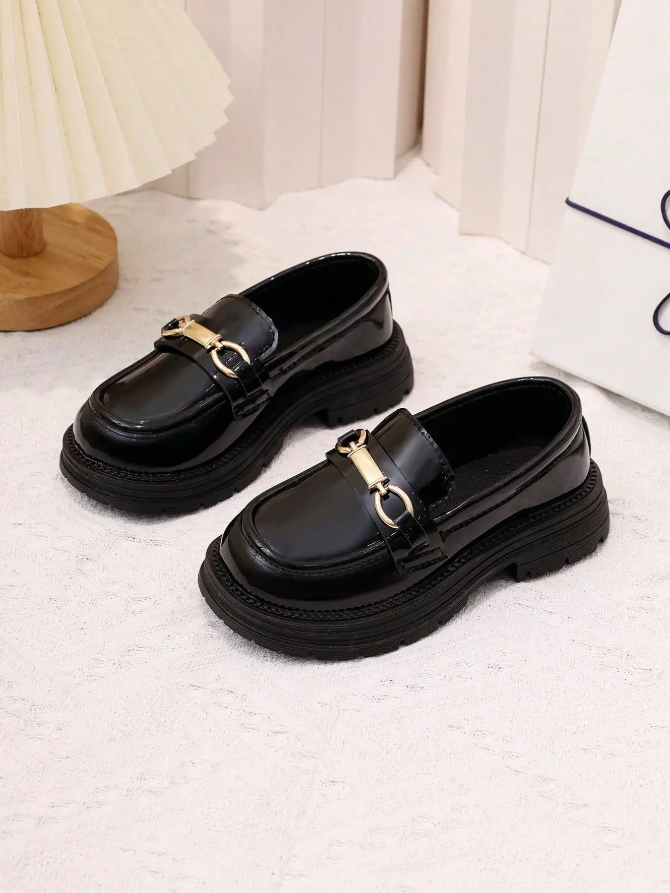 Girls' Leather Loafers, Performance Shoes, Princess Style, Soft Sole Flats,  School Shoes, Student Footwear, Casual Wear - TikTok Shop