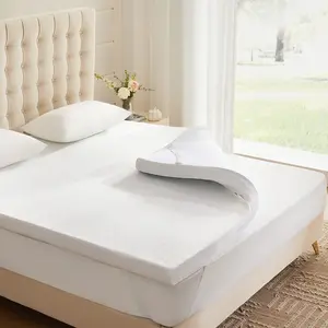 Gel Memory Foam Mattress Topper Full Size, Cooling Bed Topper for Pressure Relief with Removable Breathable Soft Cover