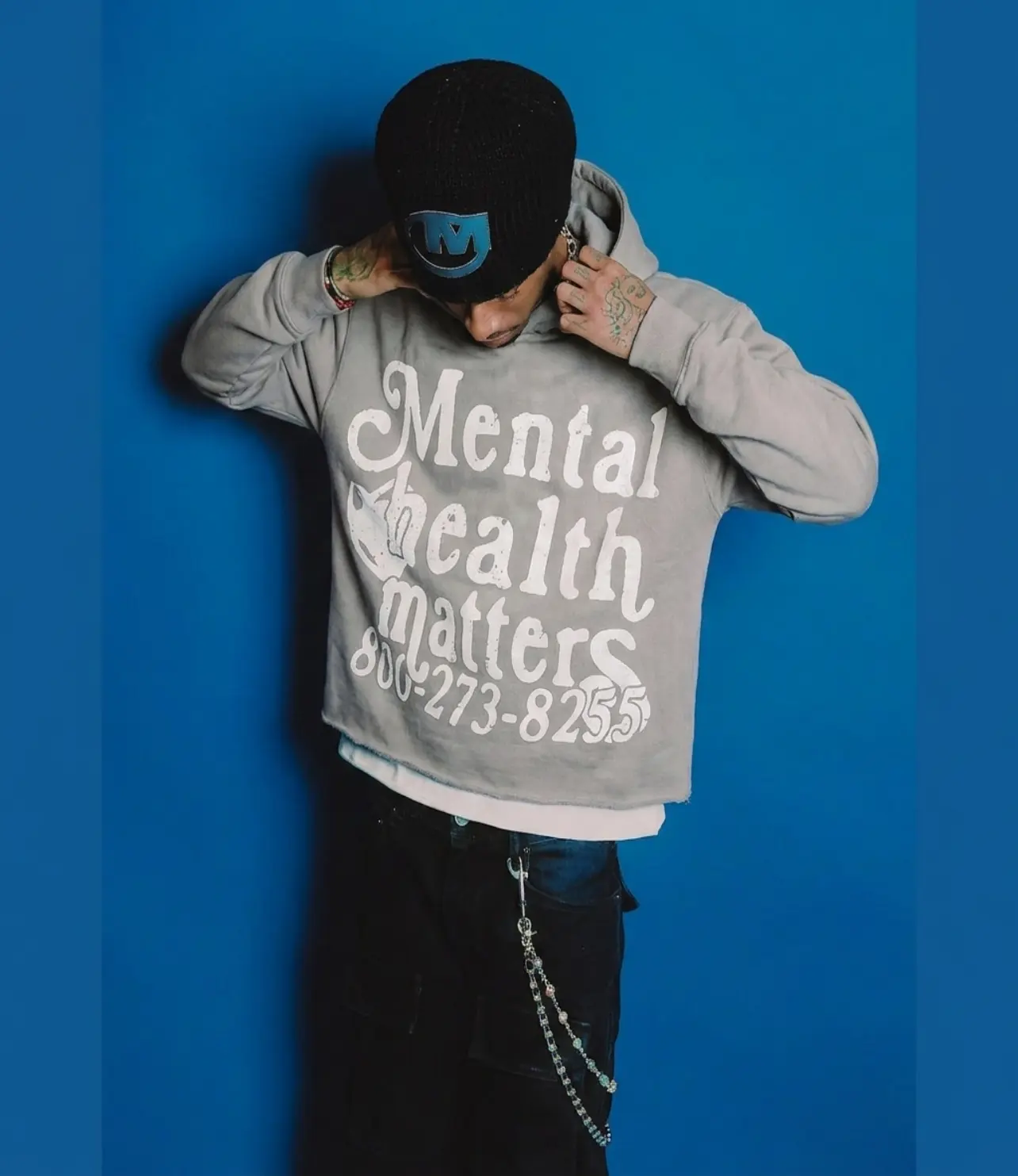 Mental Health Matters: The Reach Hoodie - Gray