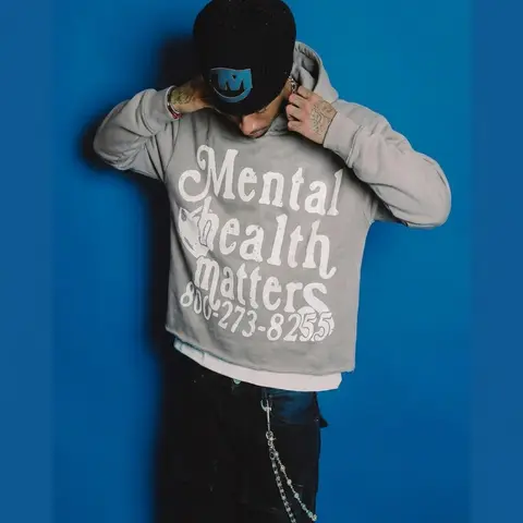 Mental Health Matters: The Reach Hoodie - Gray