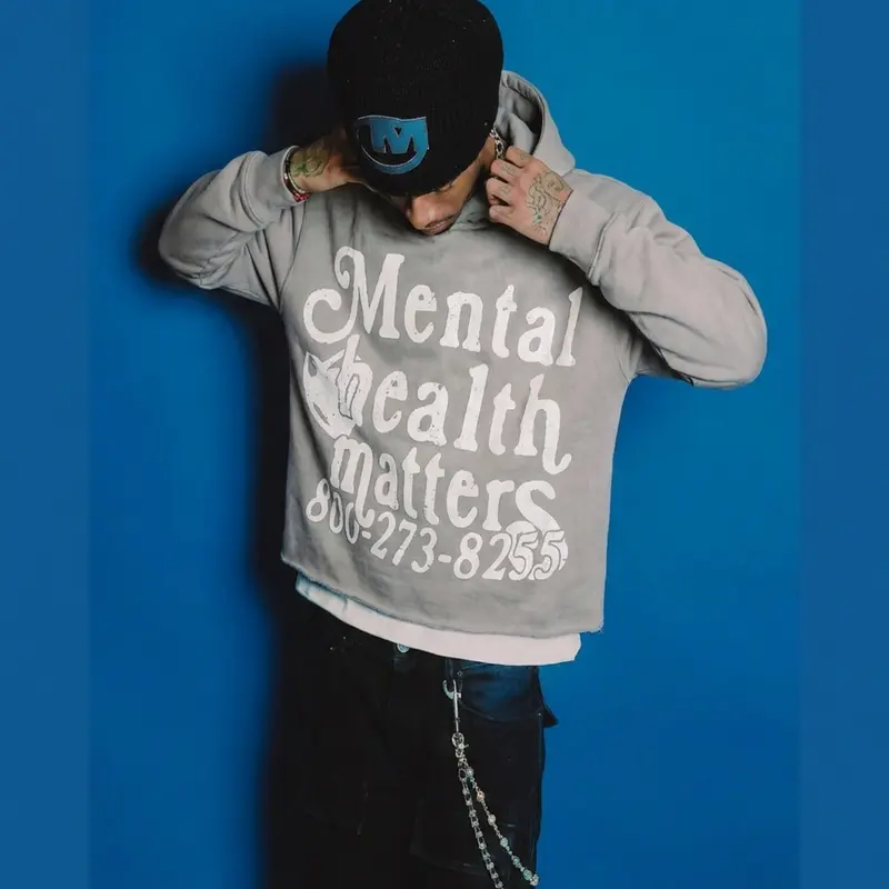 Mental Health Matters: The Reach Hoodie - Gray