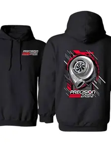Precision Turbine Engine Graphic Hoodie, High Boost Streetwear, Car Enthusiast Unisex Fit, Bold Car Modify Clothing for Tuners and Mechanics