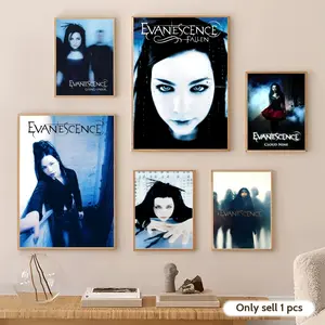 E-Evanescence A-Amy Lee Poster HD Sticky Waterproof Wall Art | High Quality Print Aesthetic Home Living Bedroom Bathroom hallway Decor Trendy Room Decoration | Multiple Size Options Available