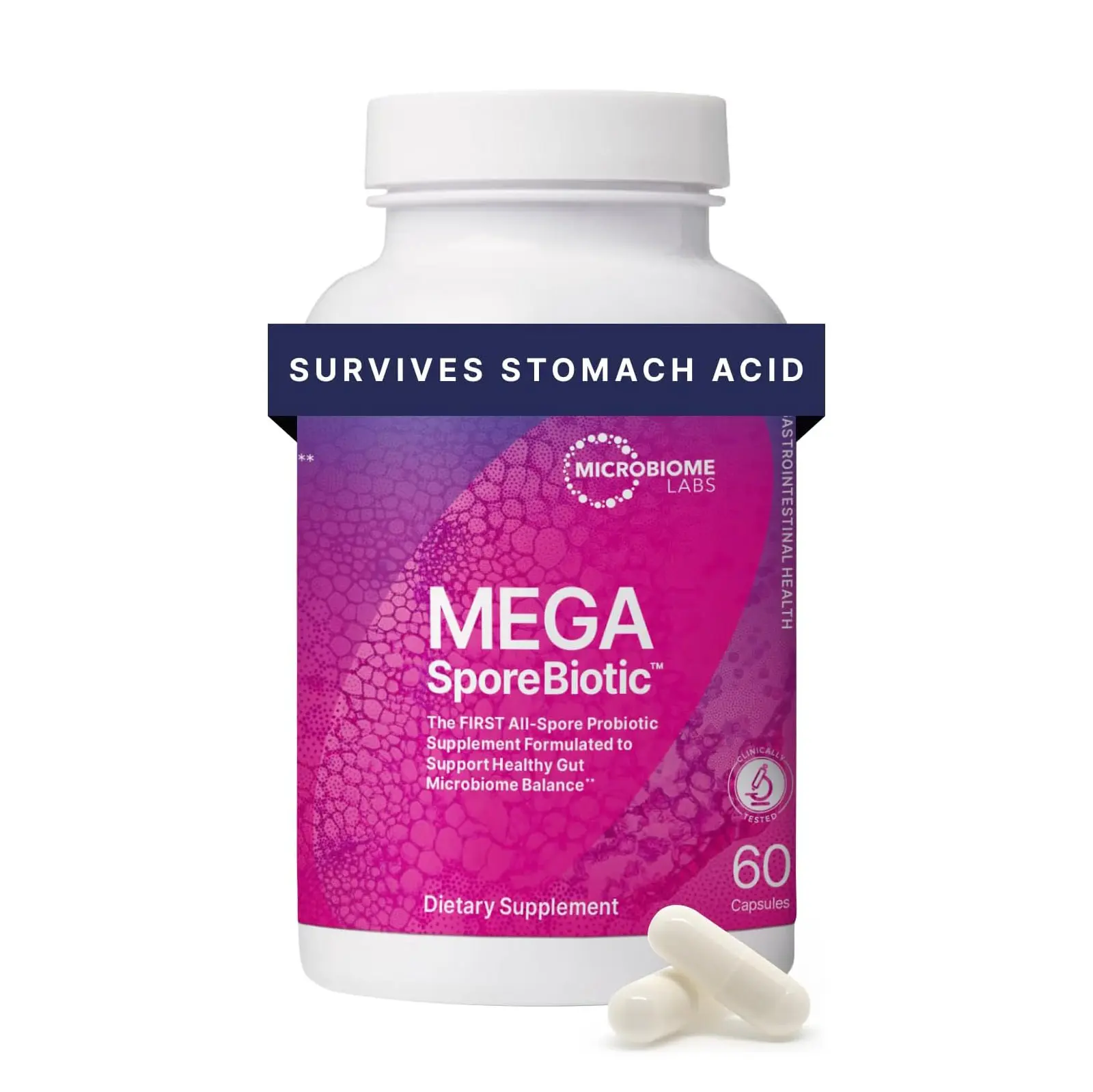 Microbiome Labs MegaSporeBiotic (60 Capsules) - Probiotic Microbiome Labs MegaSporeBiotic (60 Capsules) - Probiotic