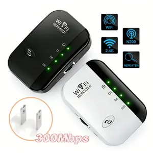 Fast WiFi Extender Signal Booster for Home,300Mbps Wireless WIFI Repeater Remote,Up to 5000 sq.ft Coverage,Alexa Compatible，Internet Extender WiFi Booster, WiFi Range Extender