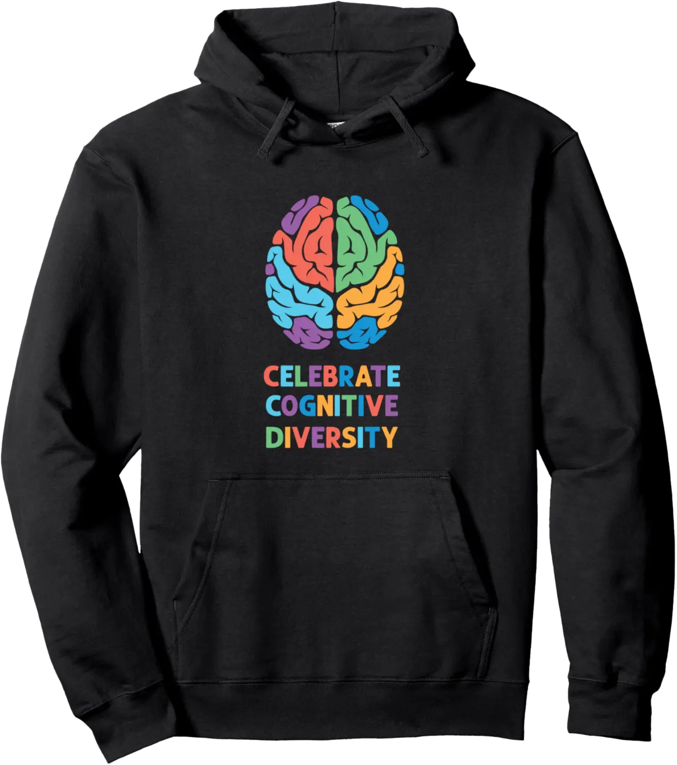 Neurodivergent Autism ASD ADHD ADHS Celebrate Neurodiversity Pullover Hoodie - Sabrinasmitl Shop 97B0DRYX283T
