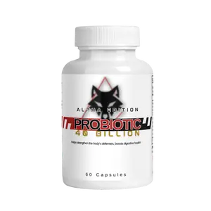 WOLF BY LOGAN - 40 Billion Probiotic - 60 Capsules, Suitable for All Ages, Supports Healthcare and Fitness